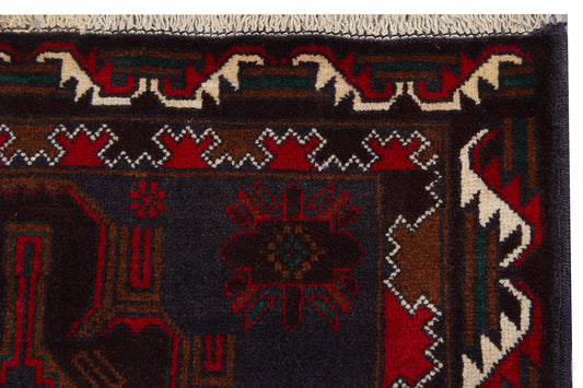 Super Baluchi Rug – Classic Tribal Pattern, 85 x 125 cm