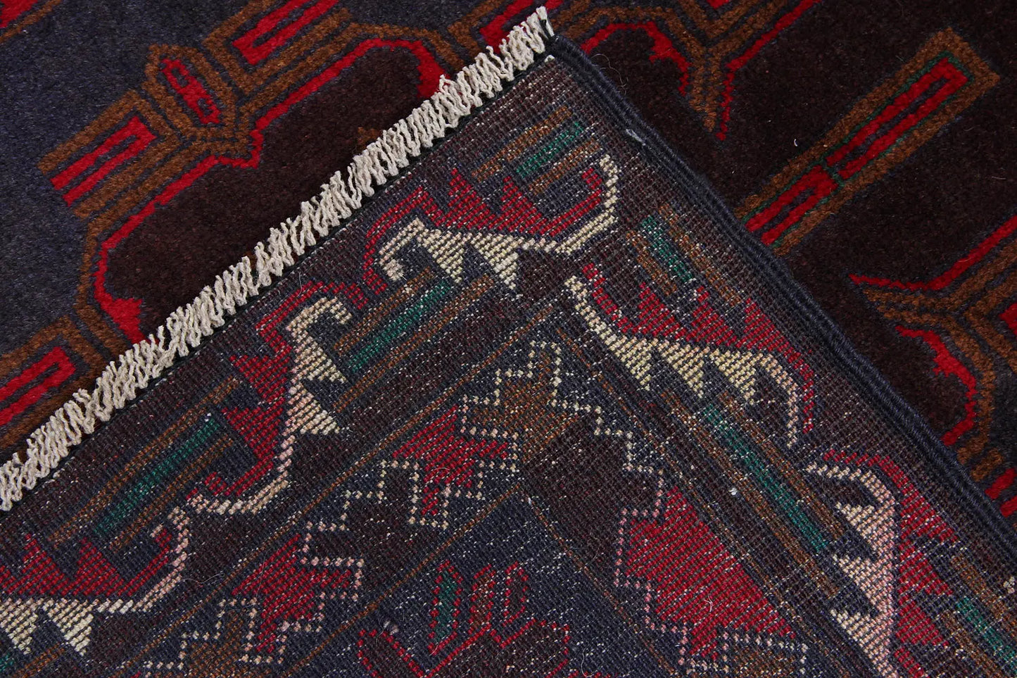 Super Baluchi Rug – Classic Tribal Pattern, 85 x 125 cm