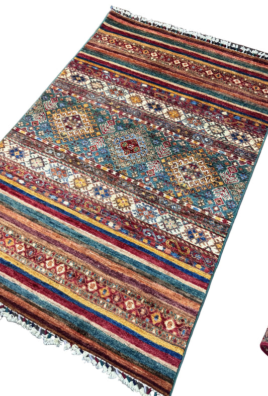 Khorjin Carpet Hand Knotted 147 X 100 cms approx
