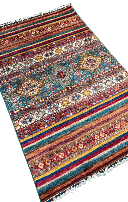 Khorjin Carpet Hand Knotted 147 X 100 cms approx