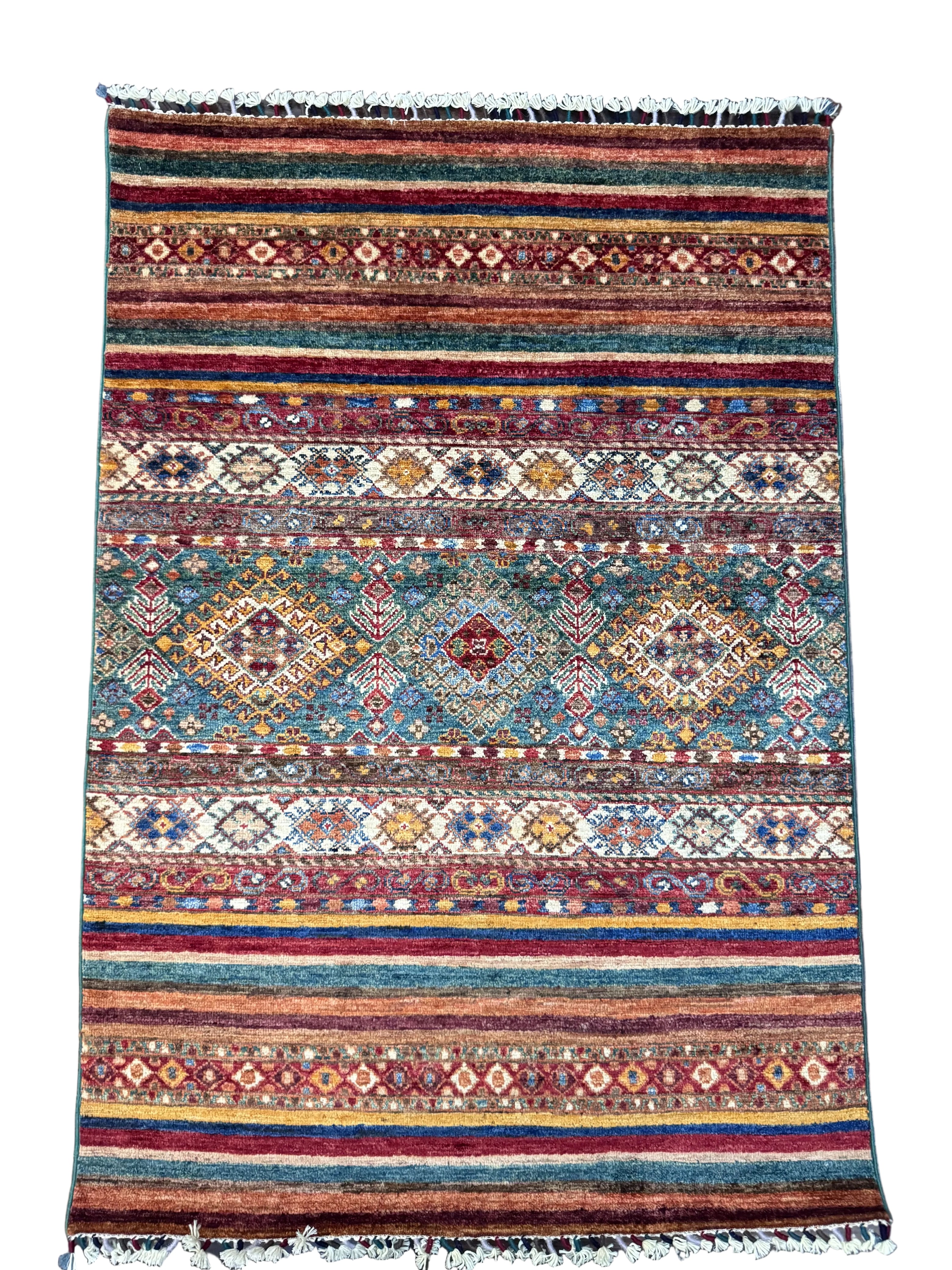 Khorjin Carpet Hand Knotted 147 X 100 cms approx