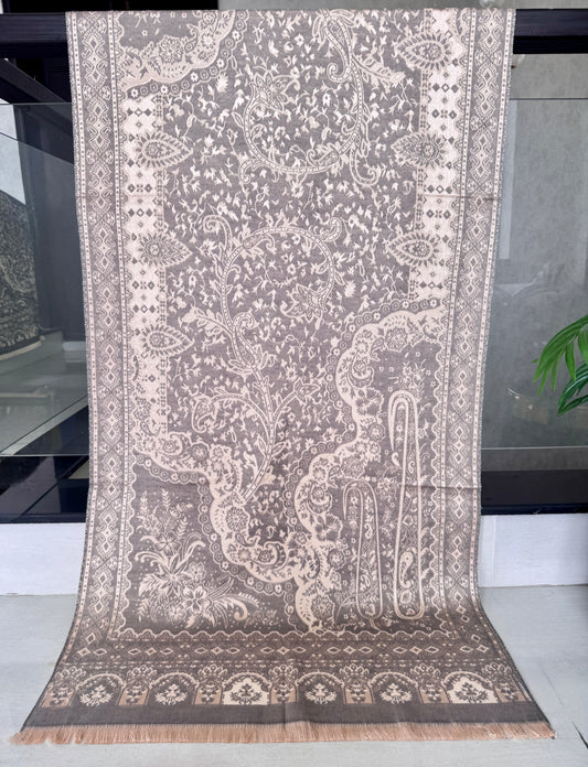 Cashmere Stole Jamawar 28 x 80 inches (approx)