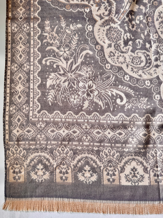 Cashmere Stole Jamawar 28 x 80 inches (approx)