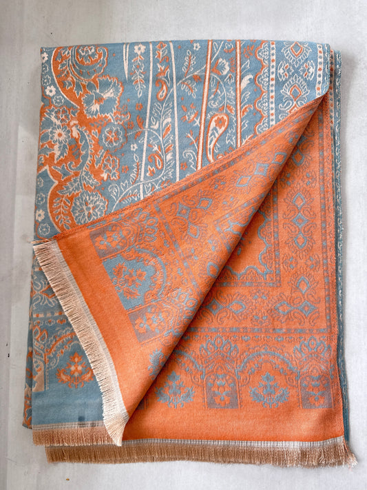Cashmere Stole Jamawar 28 x 80 inches(approx)