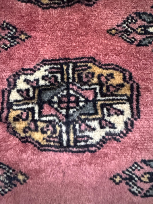 Traditional Mori Bokhara Hand-Knotted Rug – 2 x 3 ft | Pure Wool Oriental Carpet