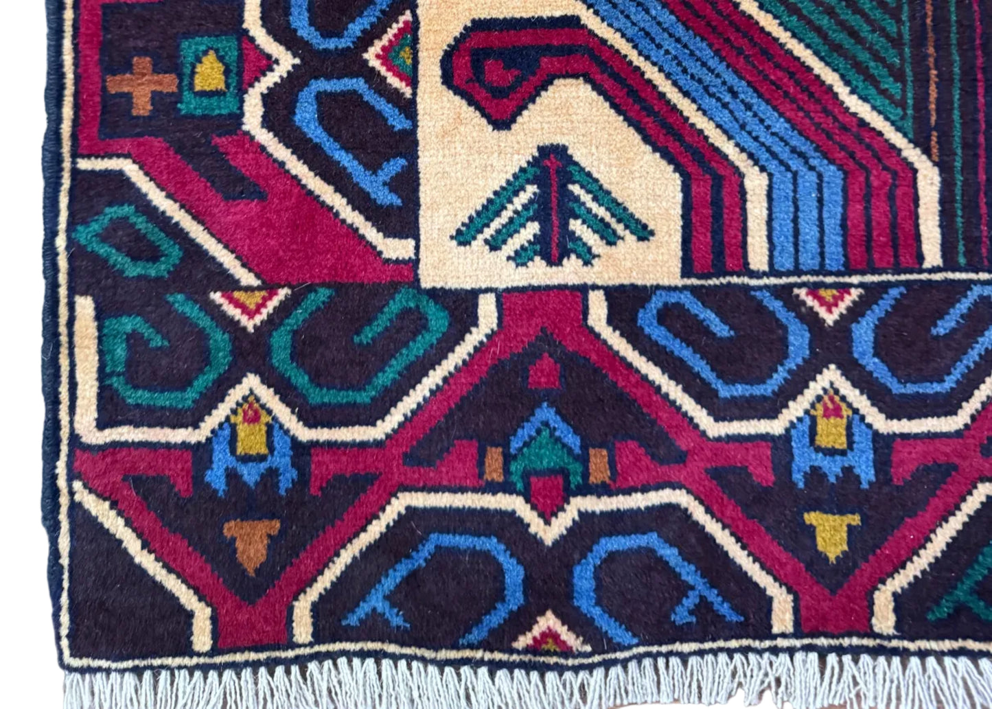 Hand Knotted Fine Baluchi Rugs 85 x 135 cms approx