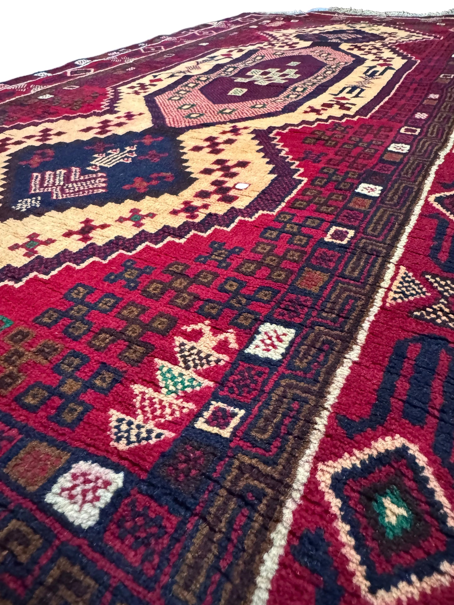 Hand knotted baluchi Rug 84 x 148 cms approx