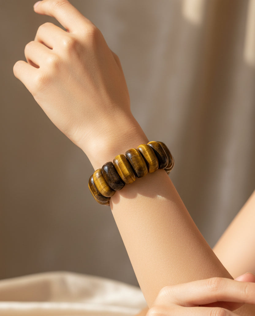 Natural Tiger Eye Stone Bracelet