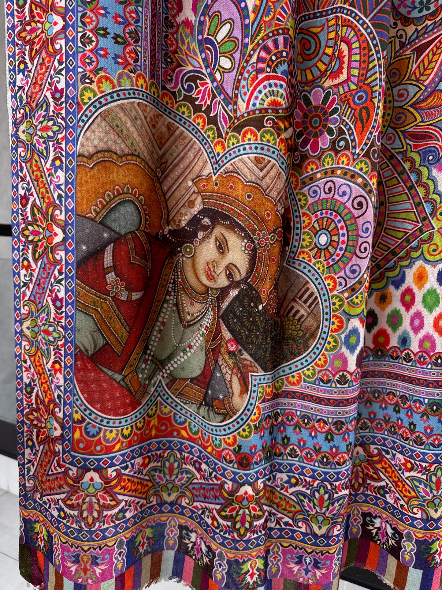 Printed Mughal Shawl