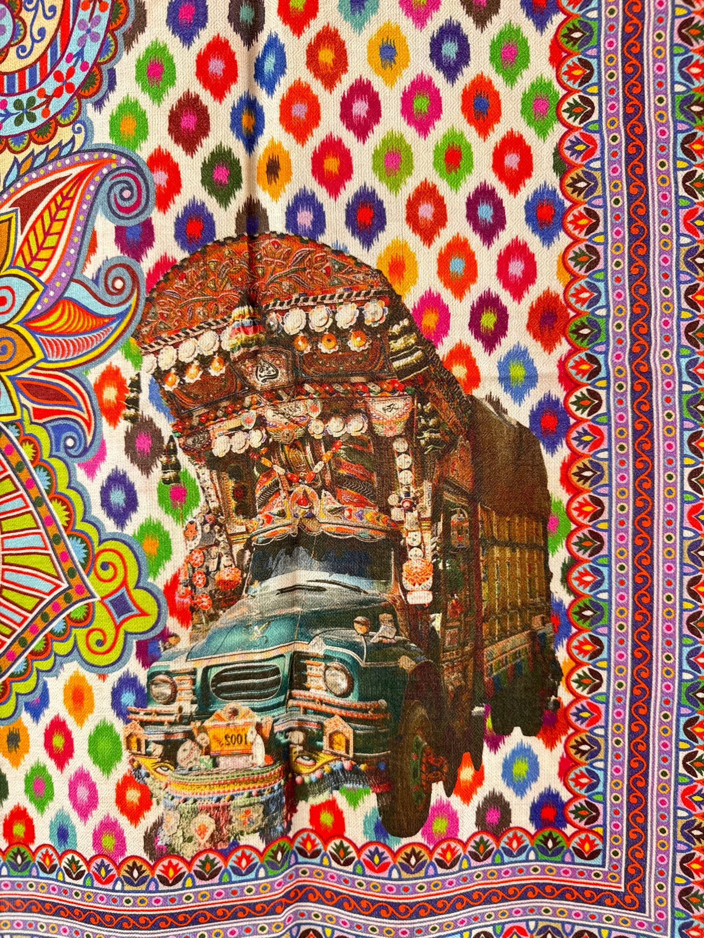 Printed Mughal Shawl