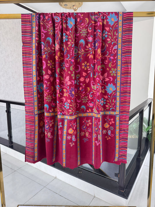Kalamkar Sui Shawl 45 x 90 inches Approx