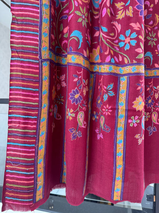 Kalamkar Sui Shawl 45 x 90 inches Approx