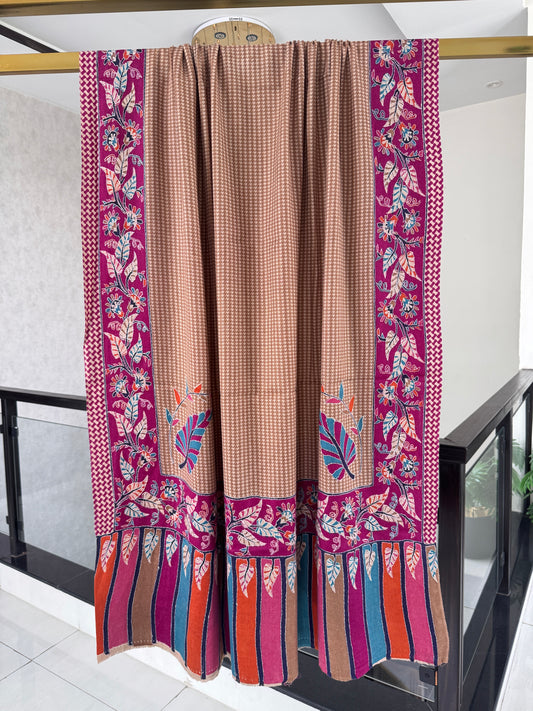 Kalamkari Sui Shawl 45 x 90 inches approx