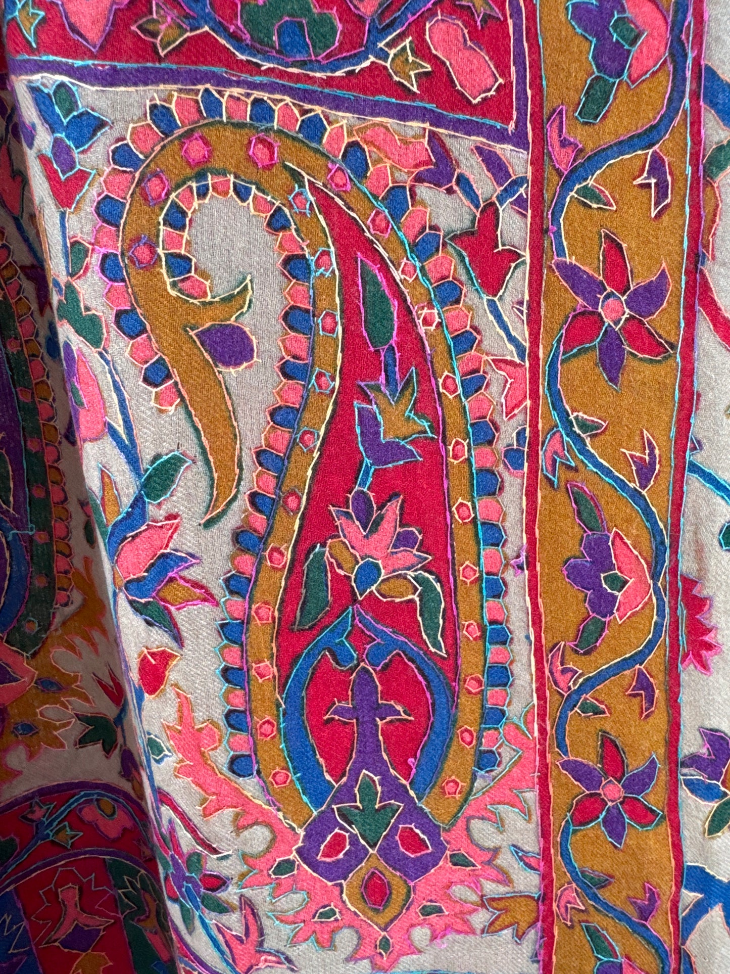 Kalamkari Sui Shawl 45 x 90 inches approx