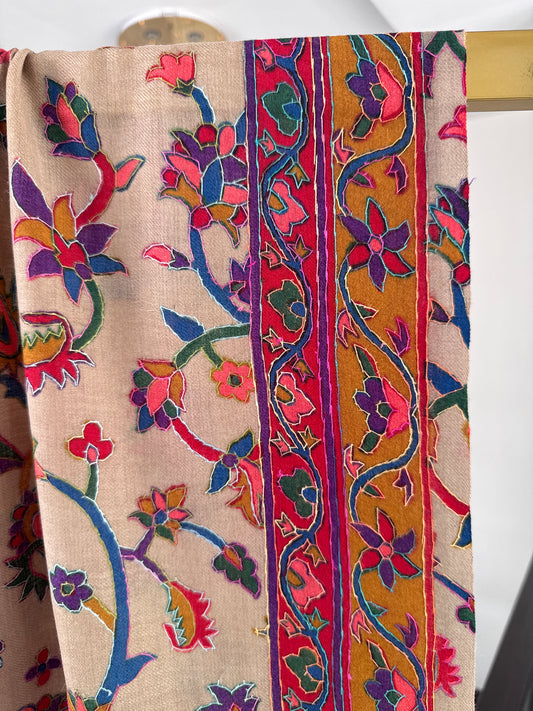Kalamkari Sui Shawl 45 x 90 inches approx