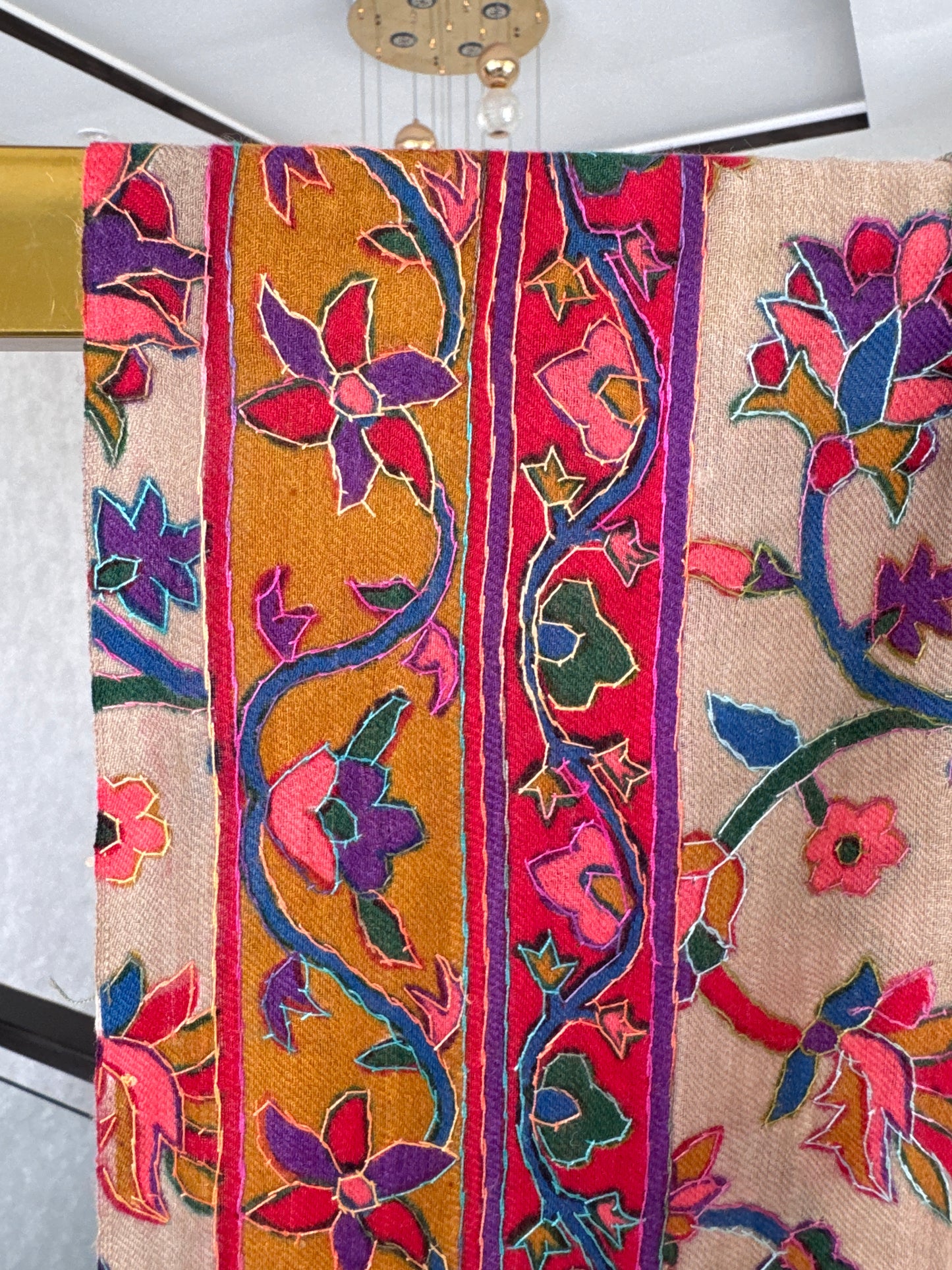 Kalamkari Sui Shawl 45 x 90 inches approx
