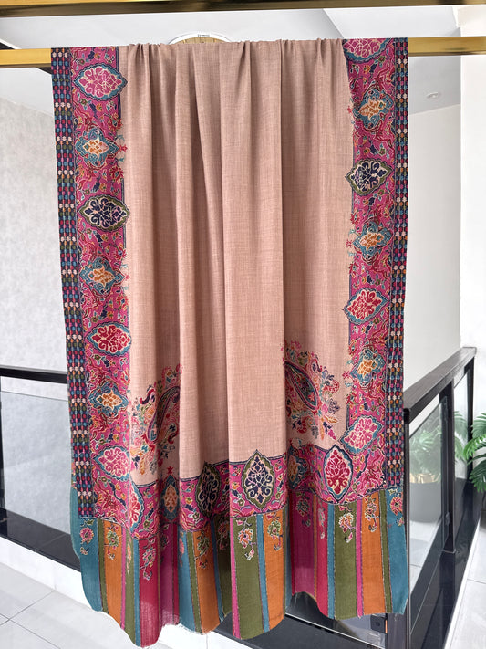 Kalamkari Sui Shawl 45 x 90 inches approx