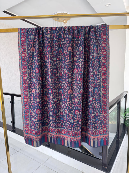 Blue Kani Shawl