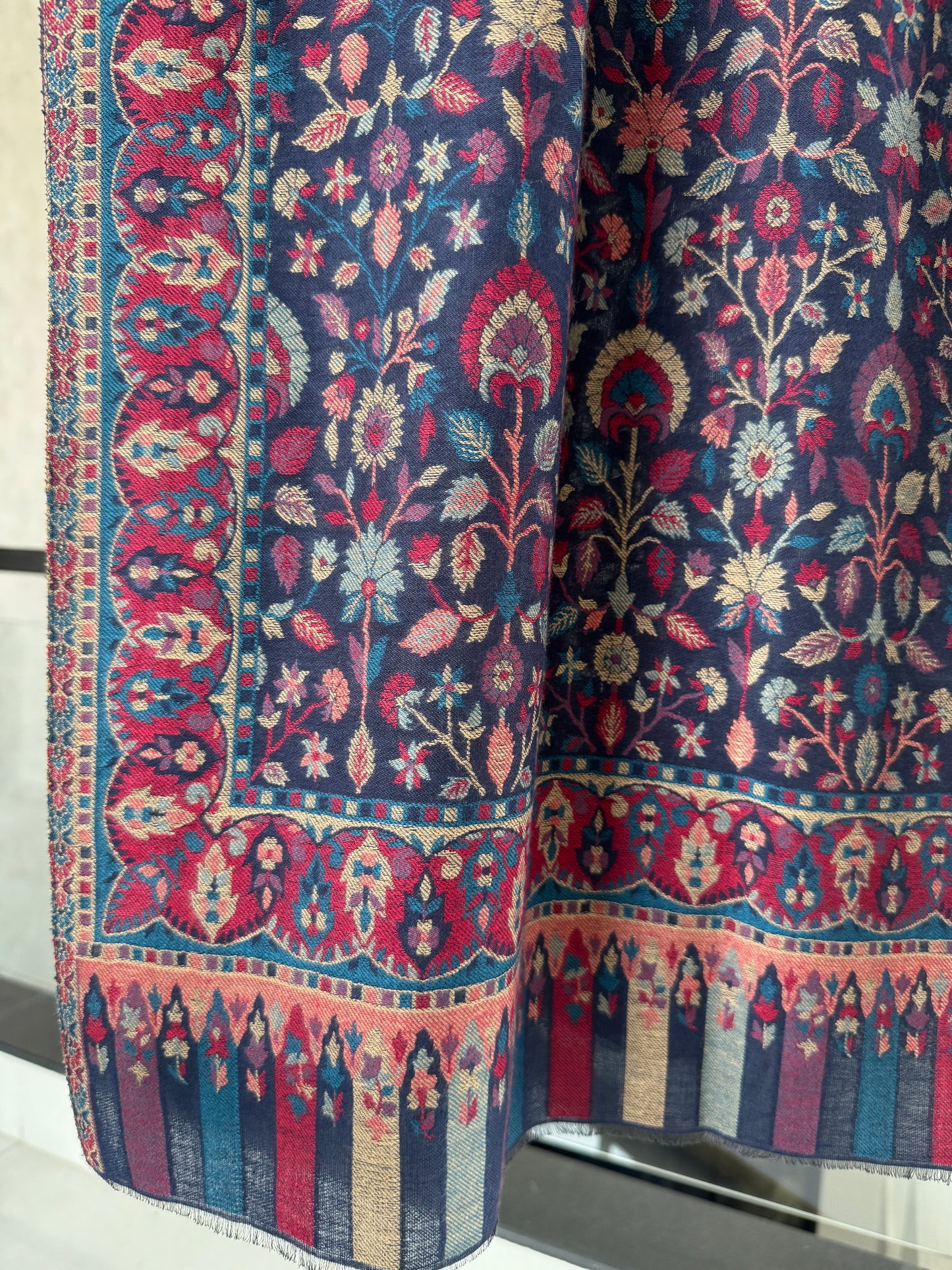Blue Kani Shawl