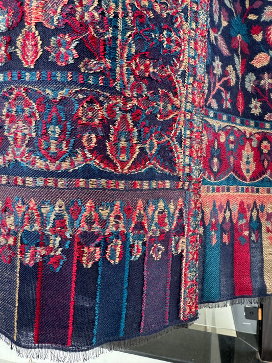 Blue Kani Shawl