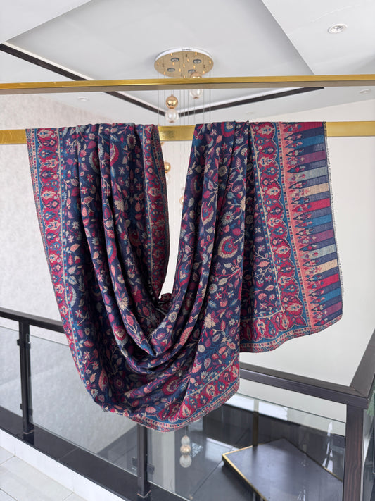 Blue Kani Shawl