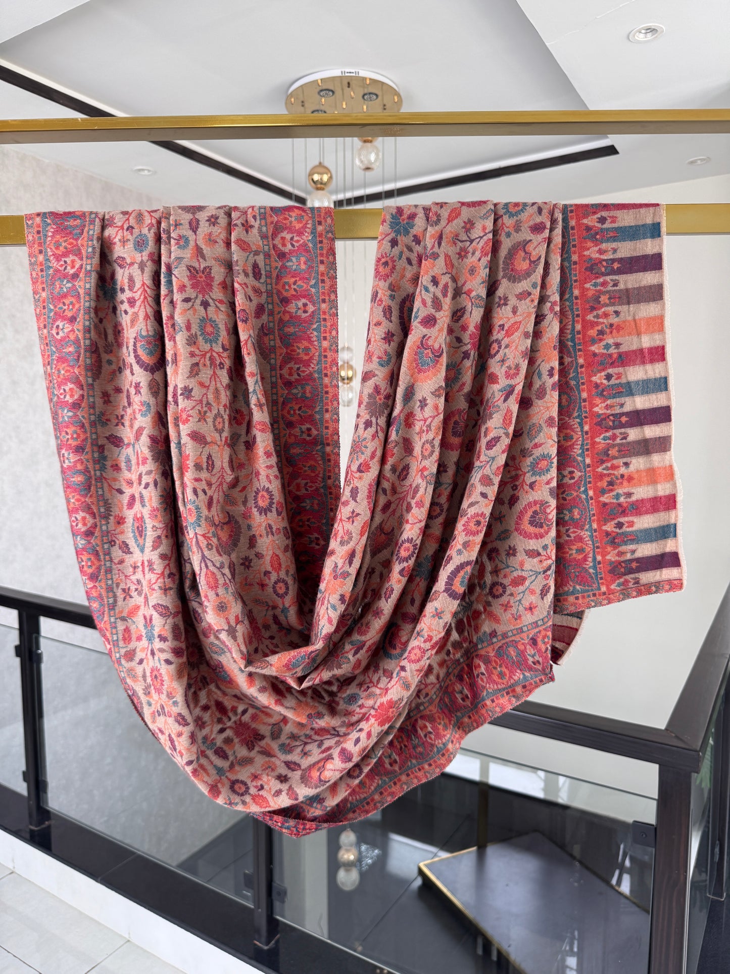 Beige Kani Shawl