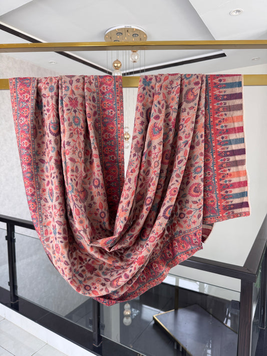 Beige Kani Shawl