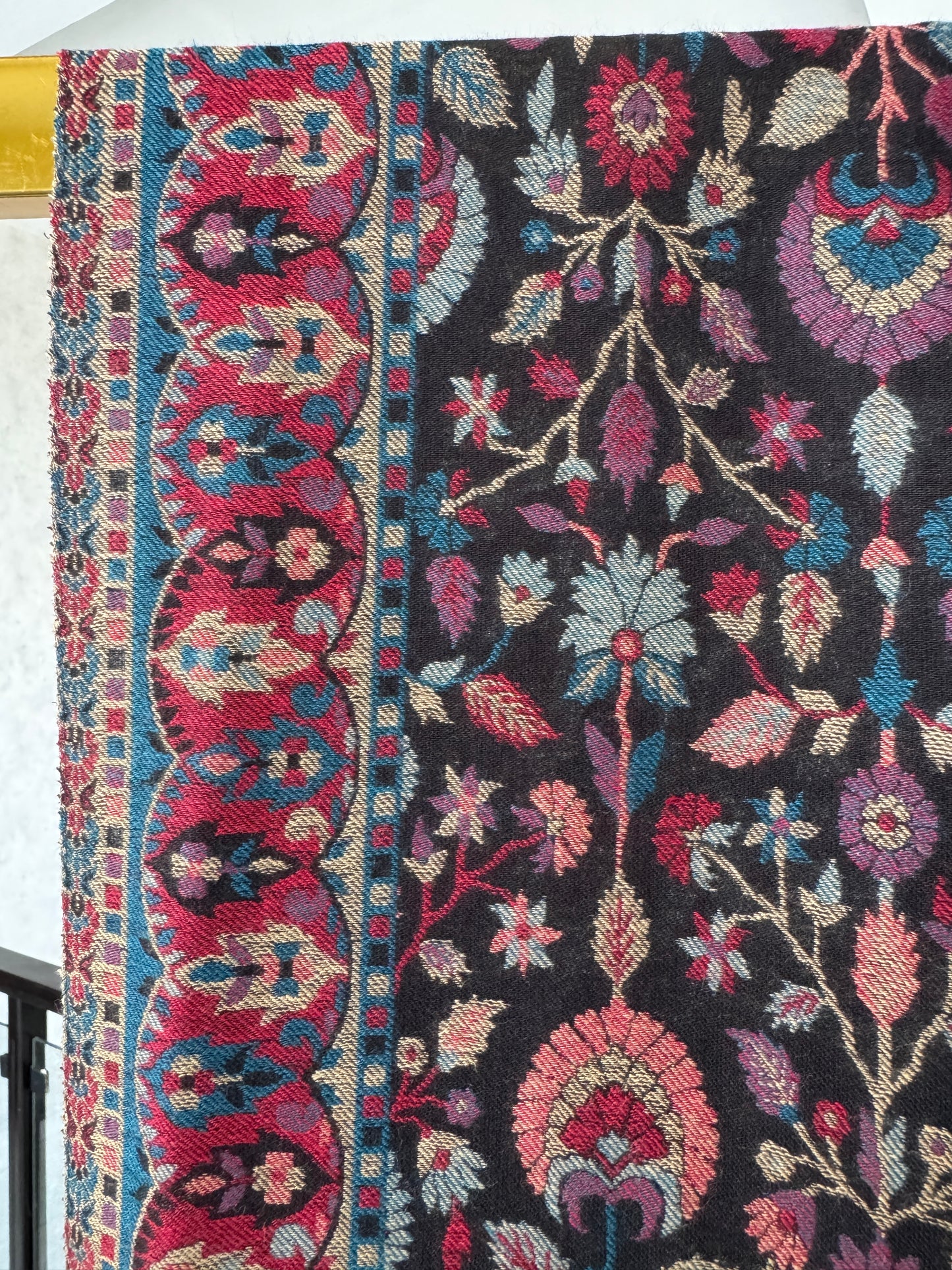 Black Kani shawl 40 x 80 inches approx