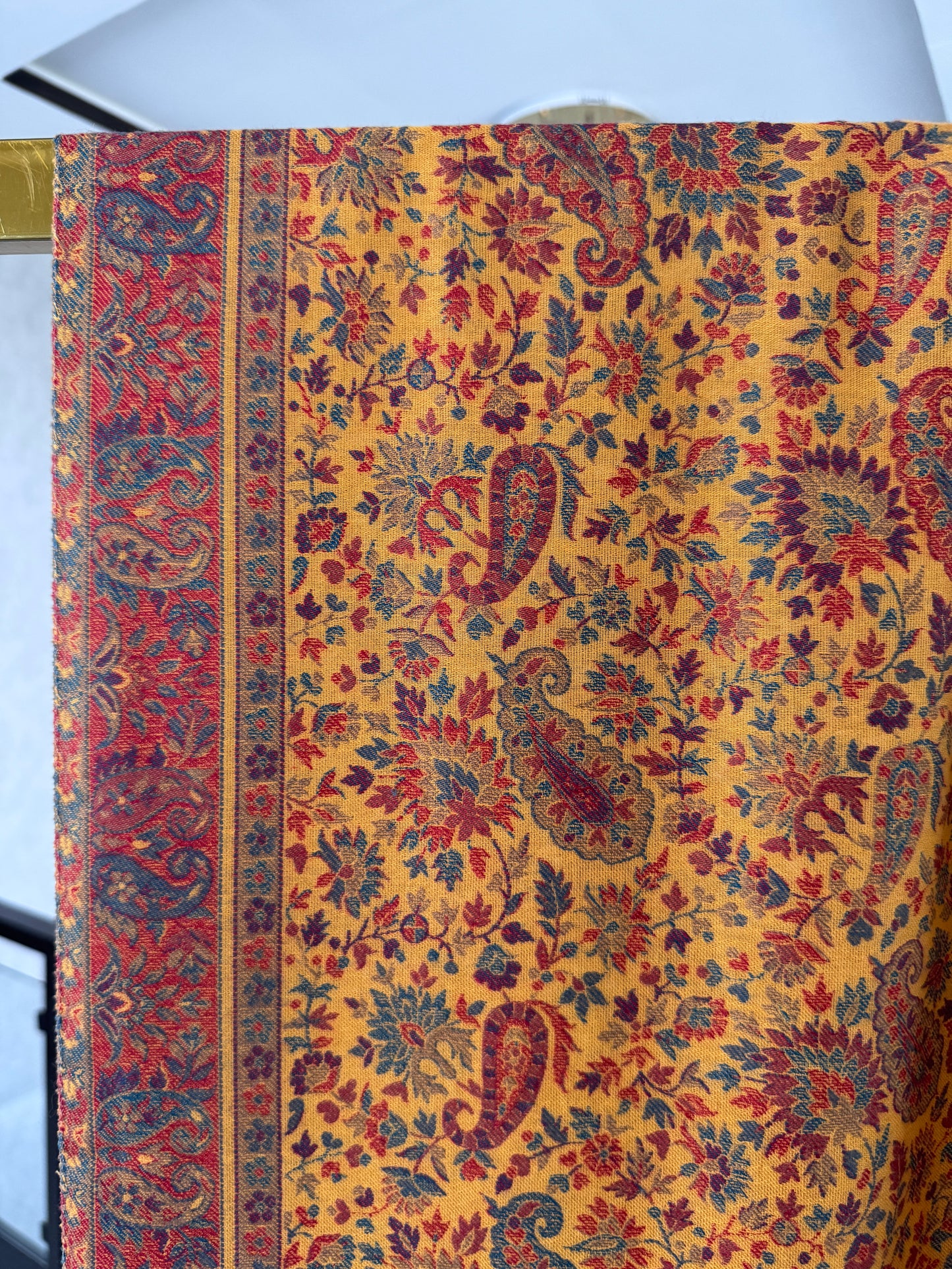 Mustard Kani Shawl 40 x 80 inches