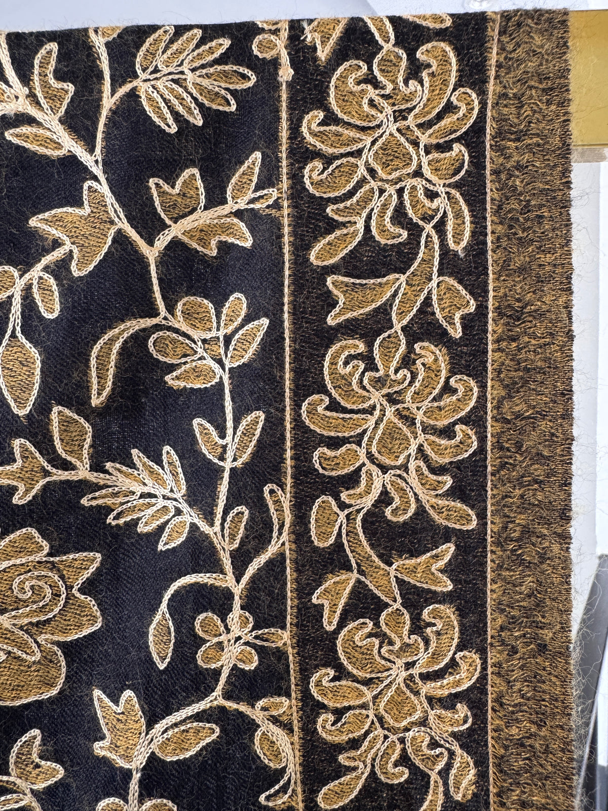 Kani Weave Pashmina Stole – Toosh Silk Blend, 28x80 inches