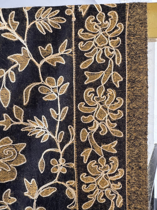 Kani Weave Pashmina Stole – Toosh Silk Blend, 28x80 inches