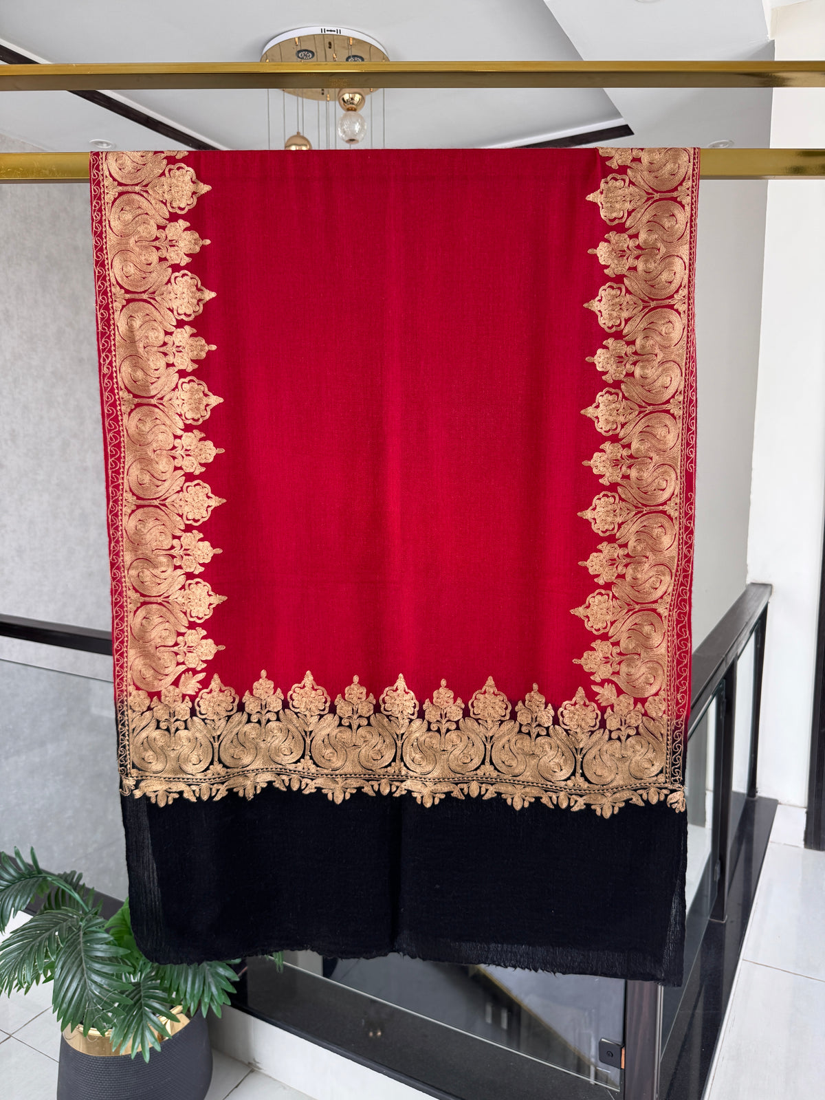 Light pashmina tie & dye stole 28 x80 inches approx