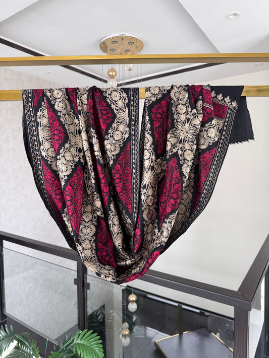 Light Pashmina Stole – Classic Drape, 28x80 inches approx