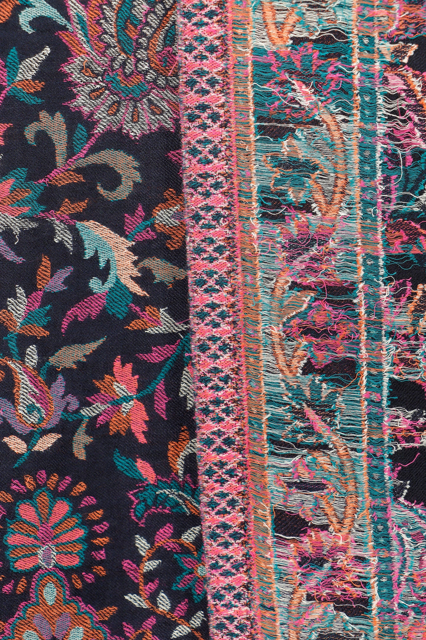 Kani Shawl Kashmiri wool collector's shawl, styled view