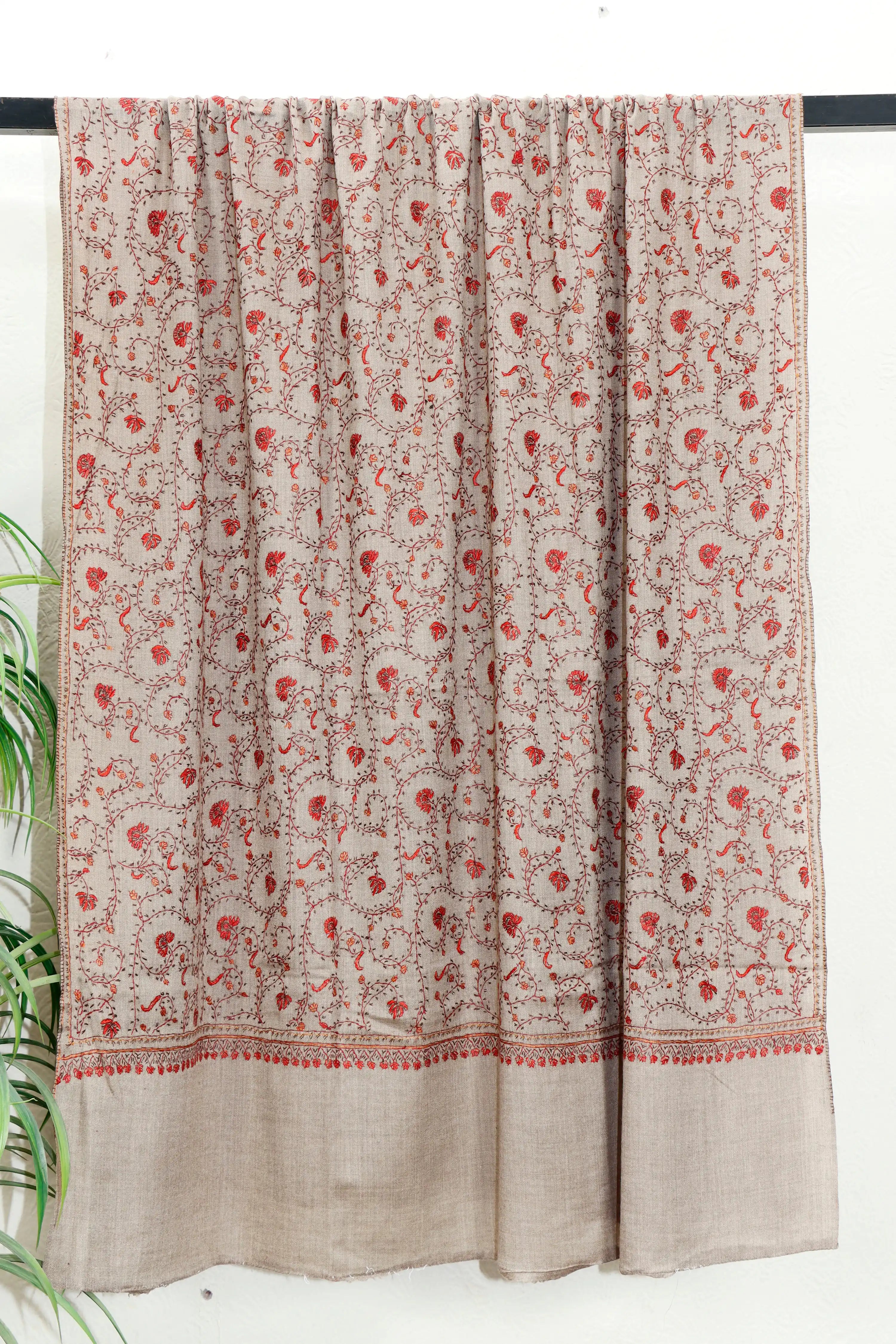 Kashmiri Shawl Sui Work – 45 x 90 inches approx