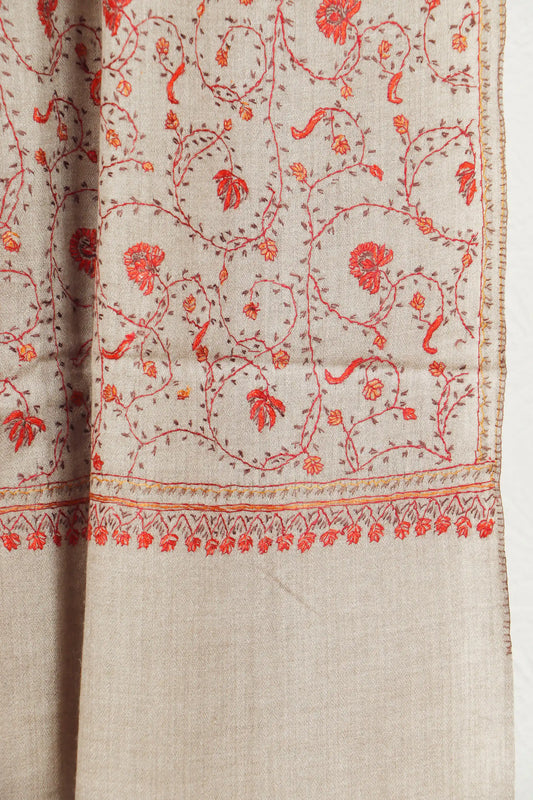 Kashmiri Shawl Sui Work – 45 x 90 inches approx