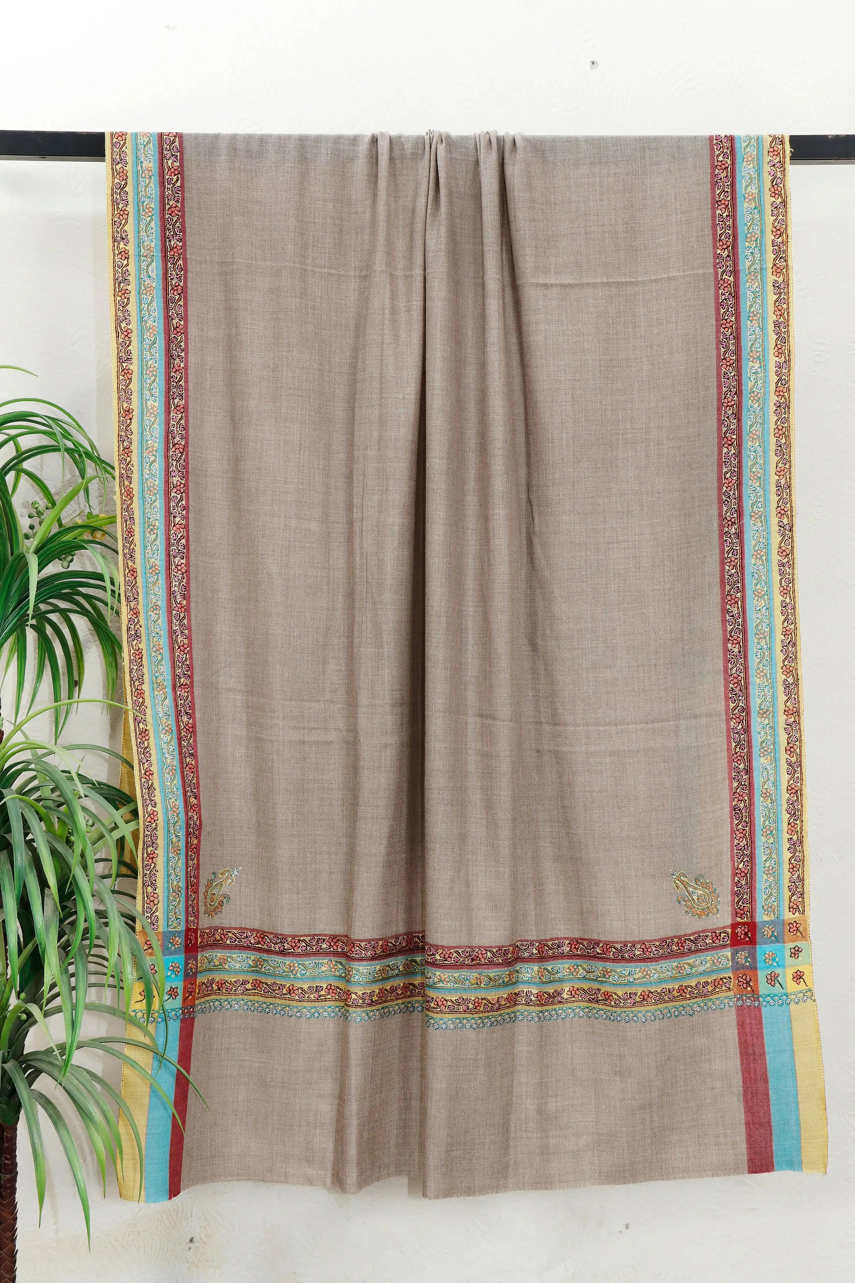 Kashmiri Shawl Sui Work – 45 x 90 inches approx