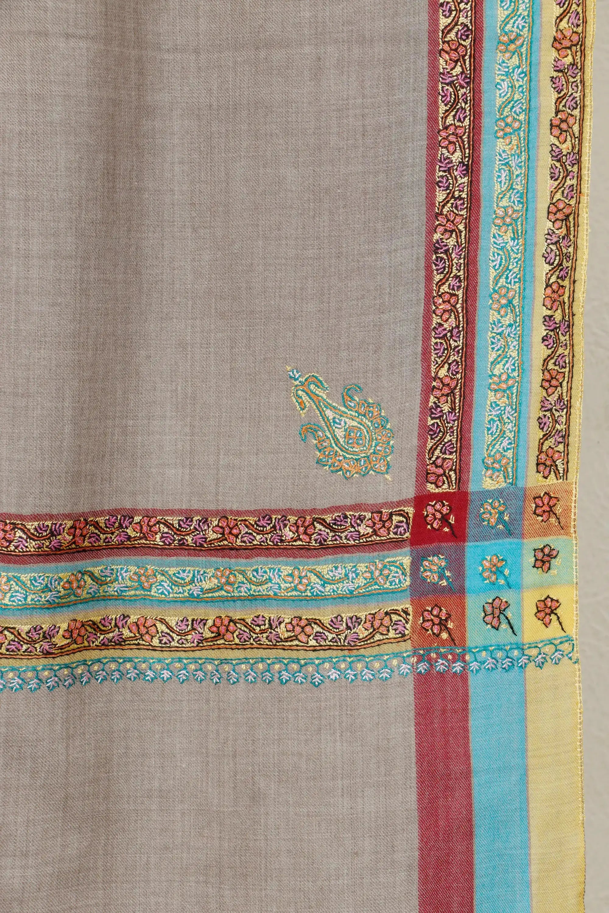 Kashmiri Shawl Sui Work – 45 x 90 inches approx