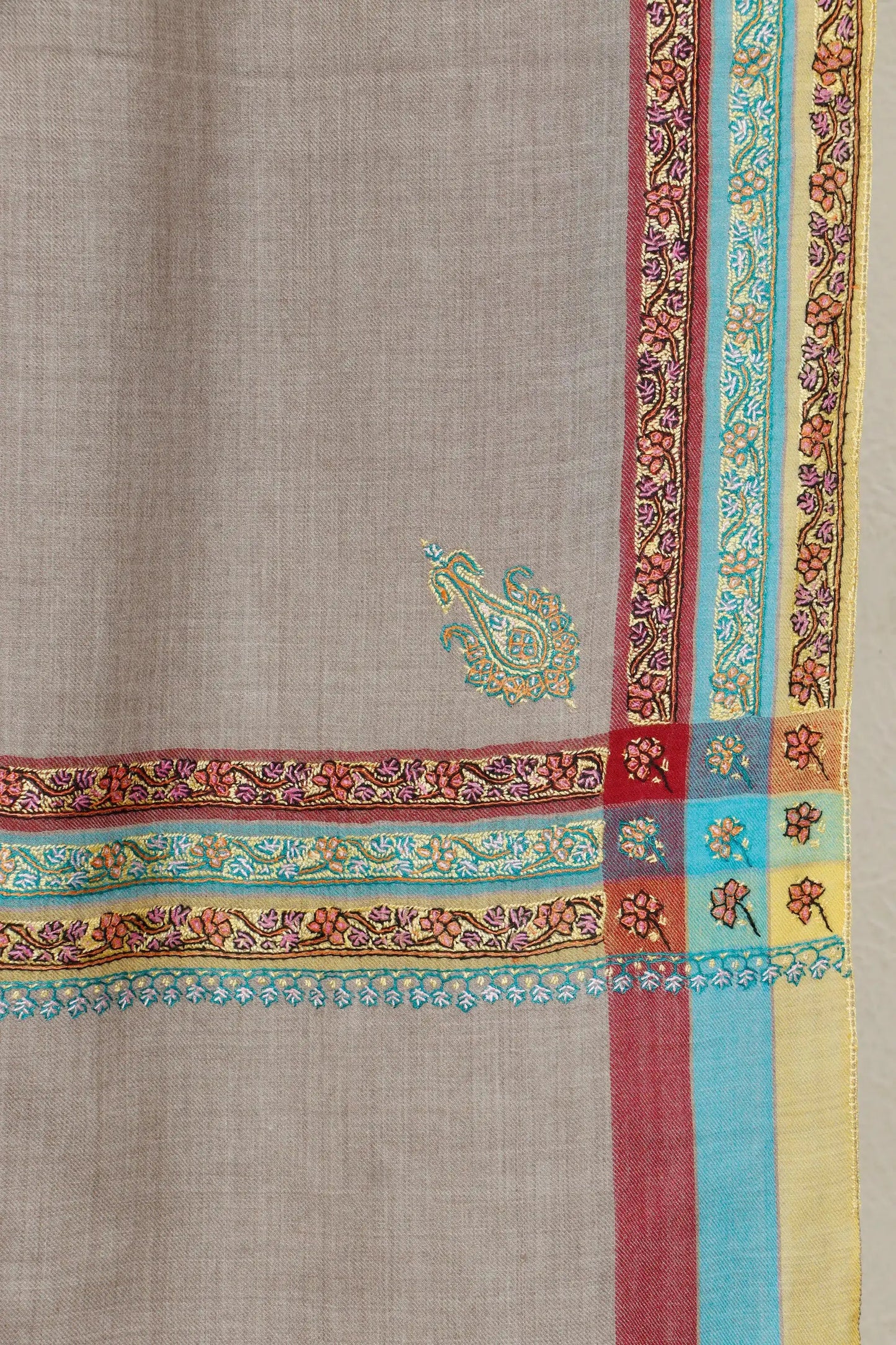 Kashmiri Shawl Sui Work – 45 x 90 inches approx