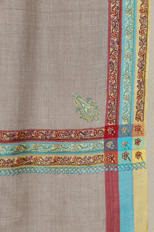 Kashmiri Shawl Sui Work – 45 x 90 inches approx