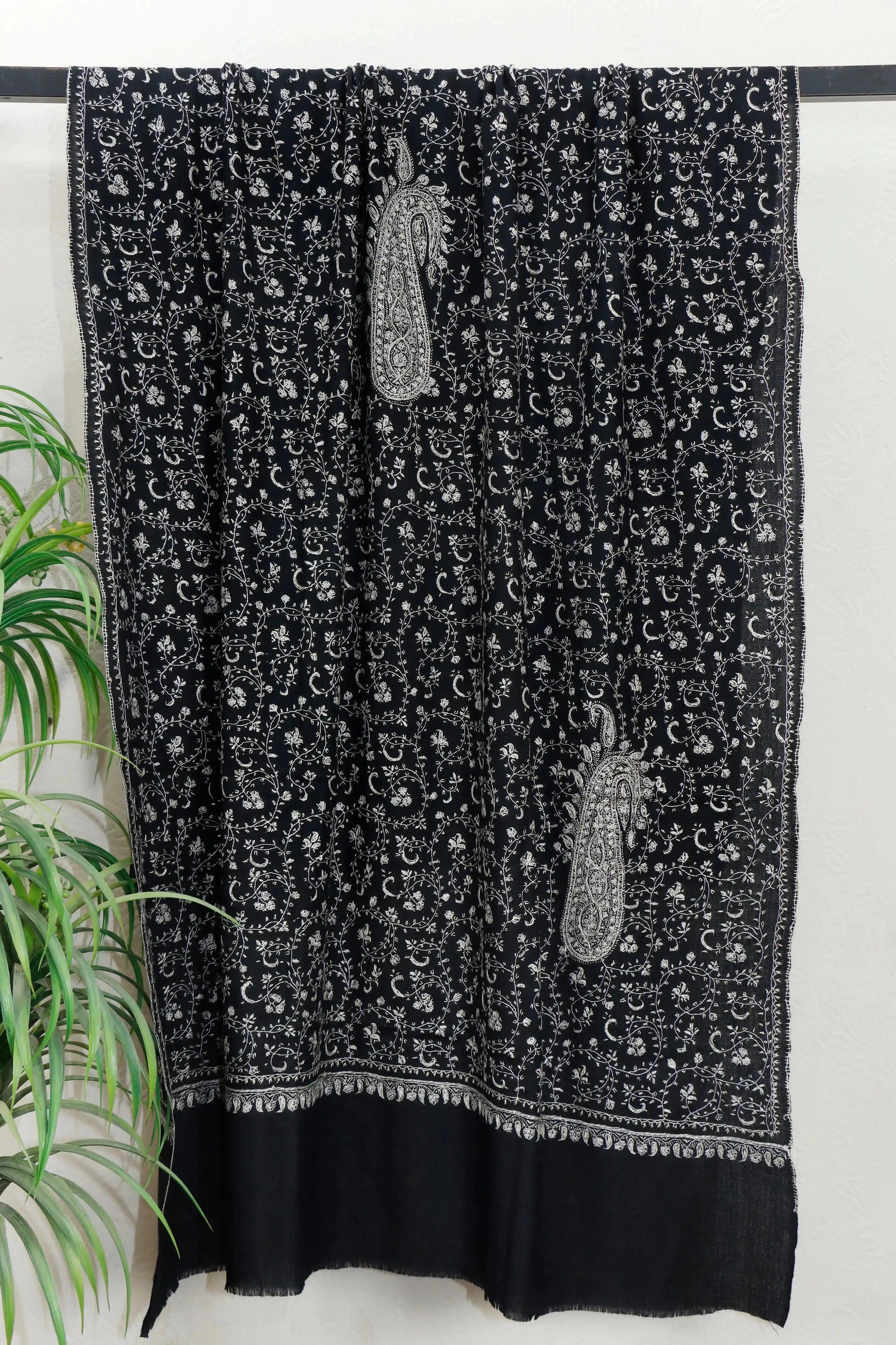 Kashmiri Shawl Sui Work –45 x 90 inches approx