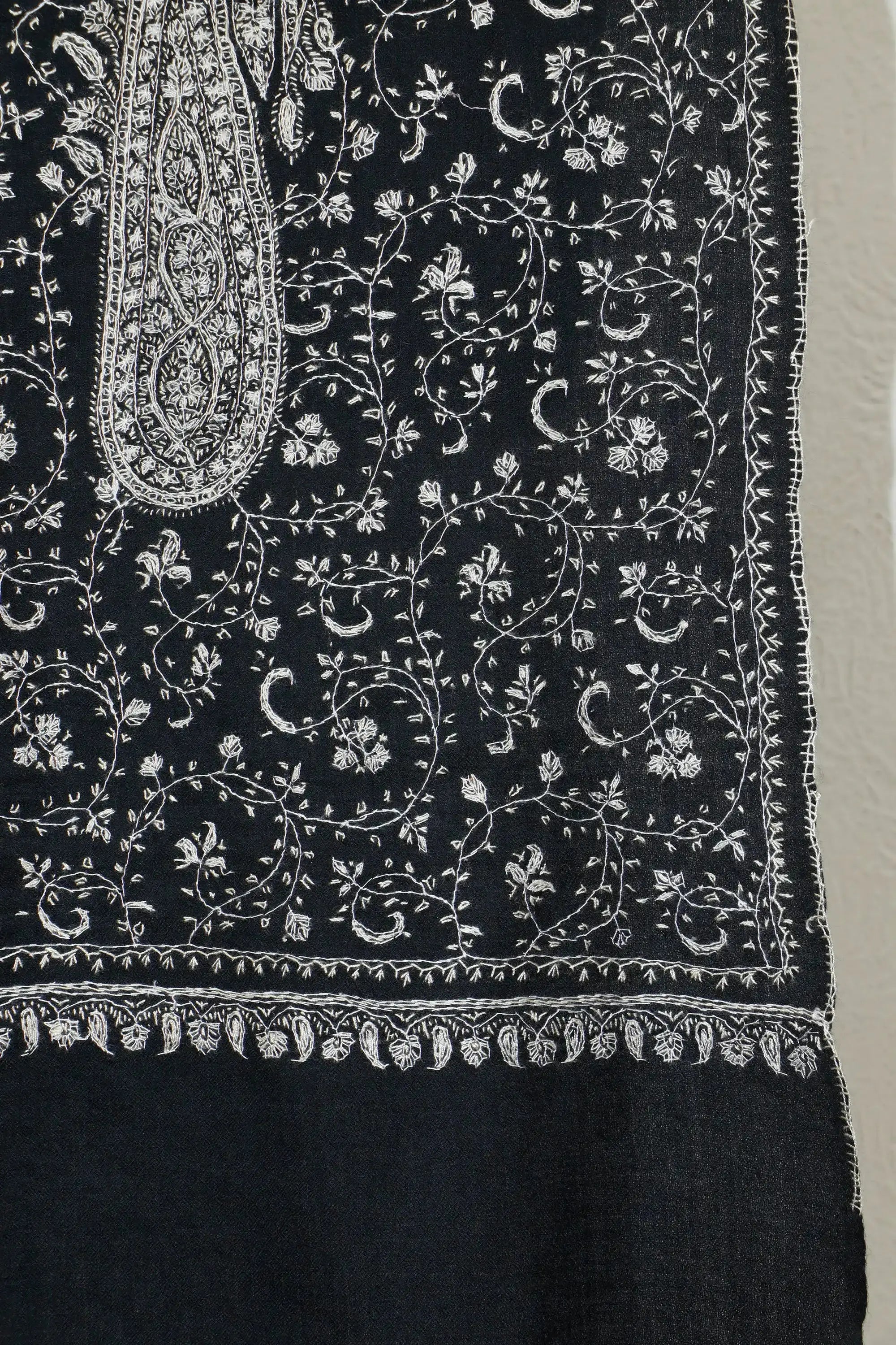 Kashmiri Shawl Sui Work –45 x 90 inches approx
