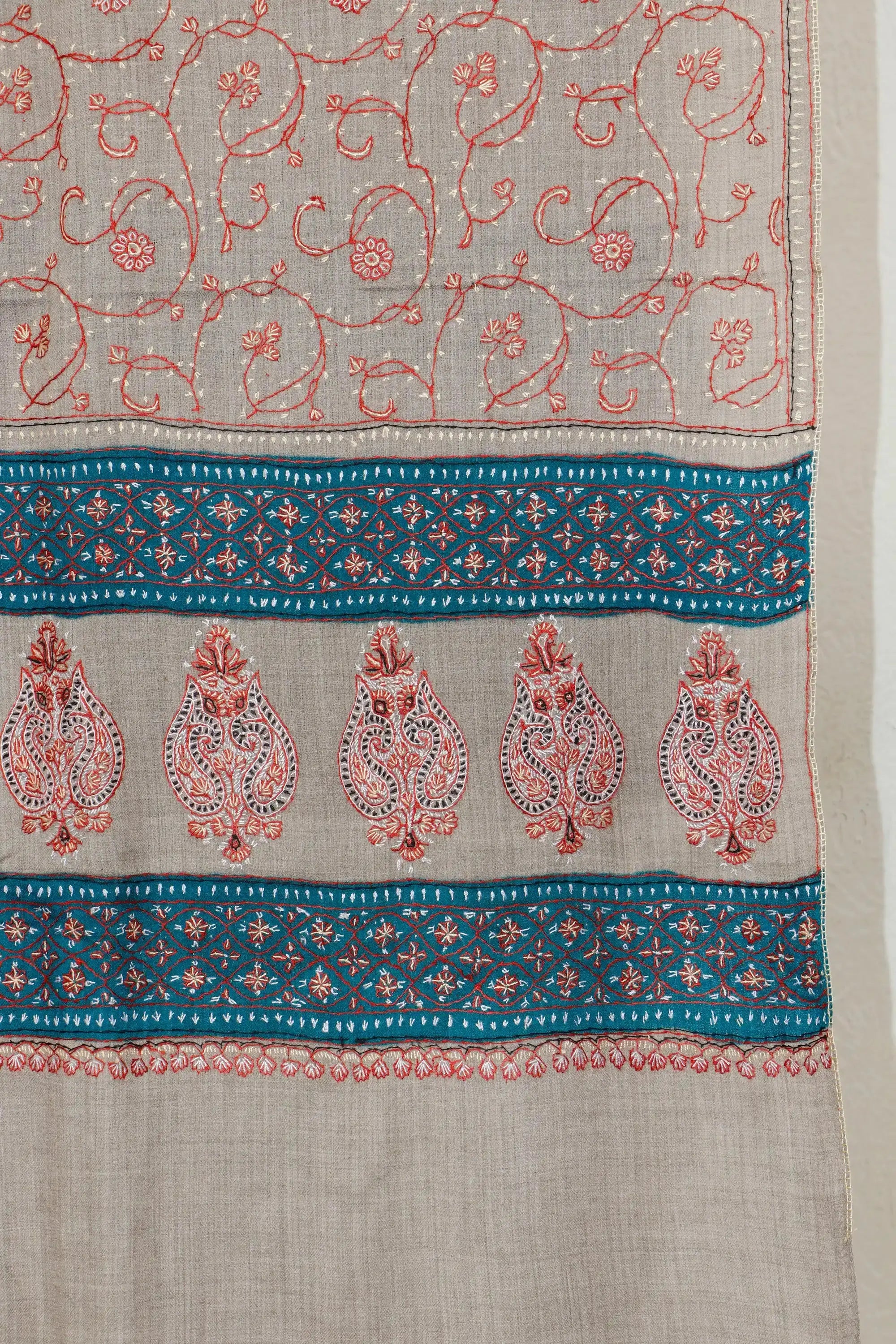 Kashmiri Shawl Sui Work – 45 x 90 inches approx