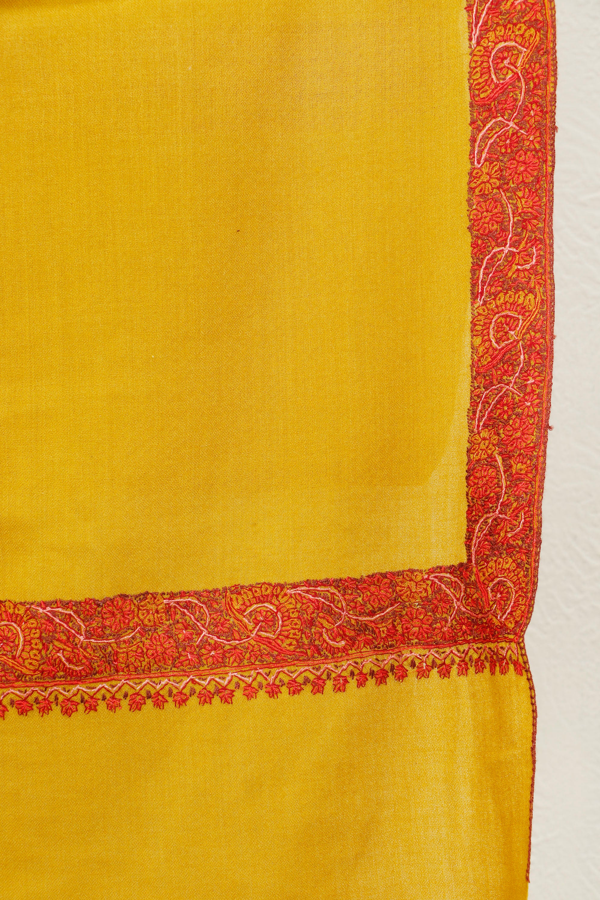 Toosh Border Shawl – Classic Winter Layer, 45 x 90 inches