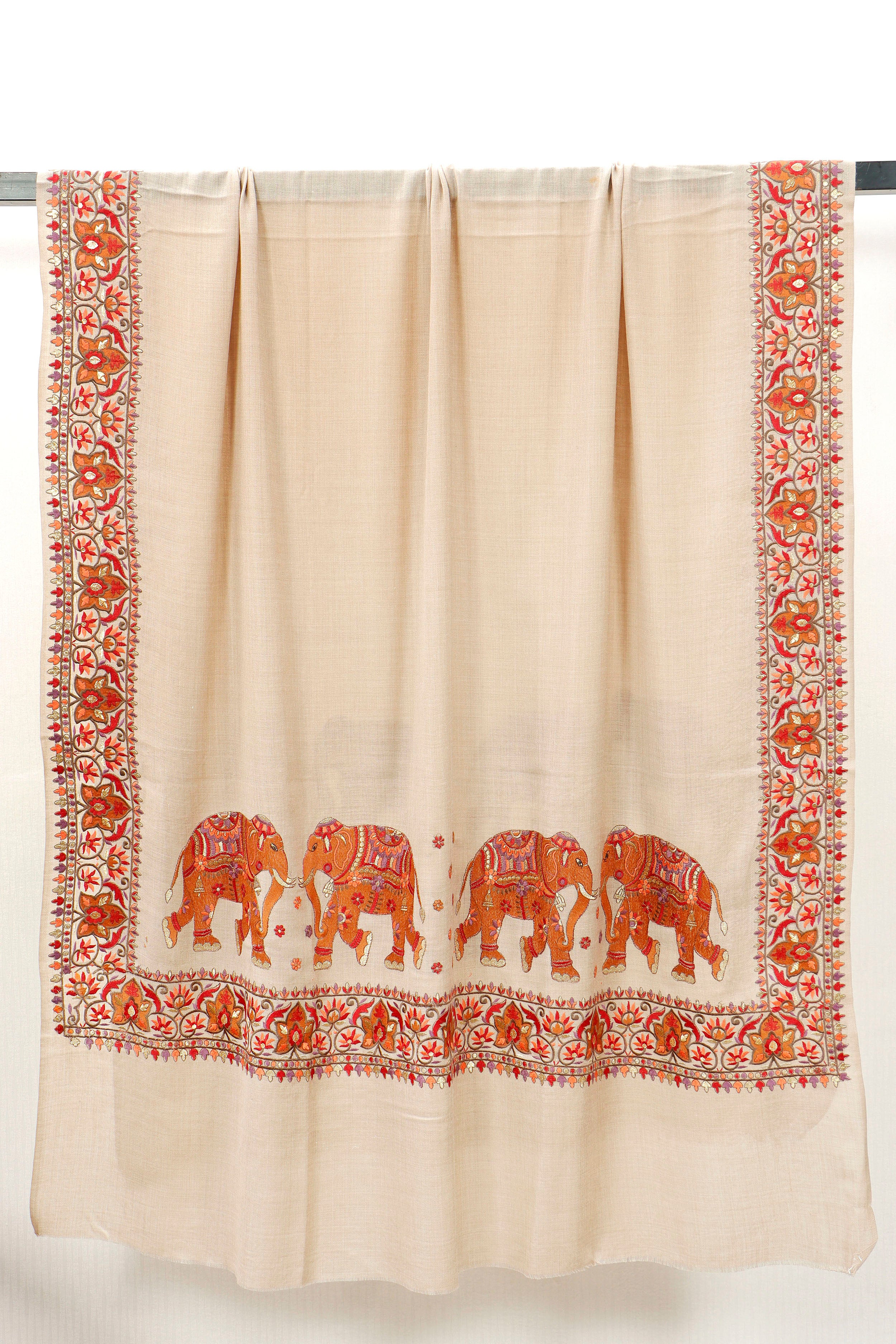 Machine Embroidery 4 Border Shawl – Everyday Embroidered Shawl