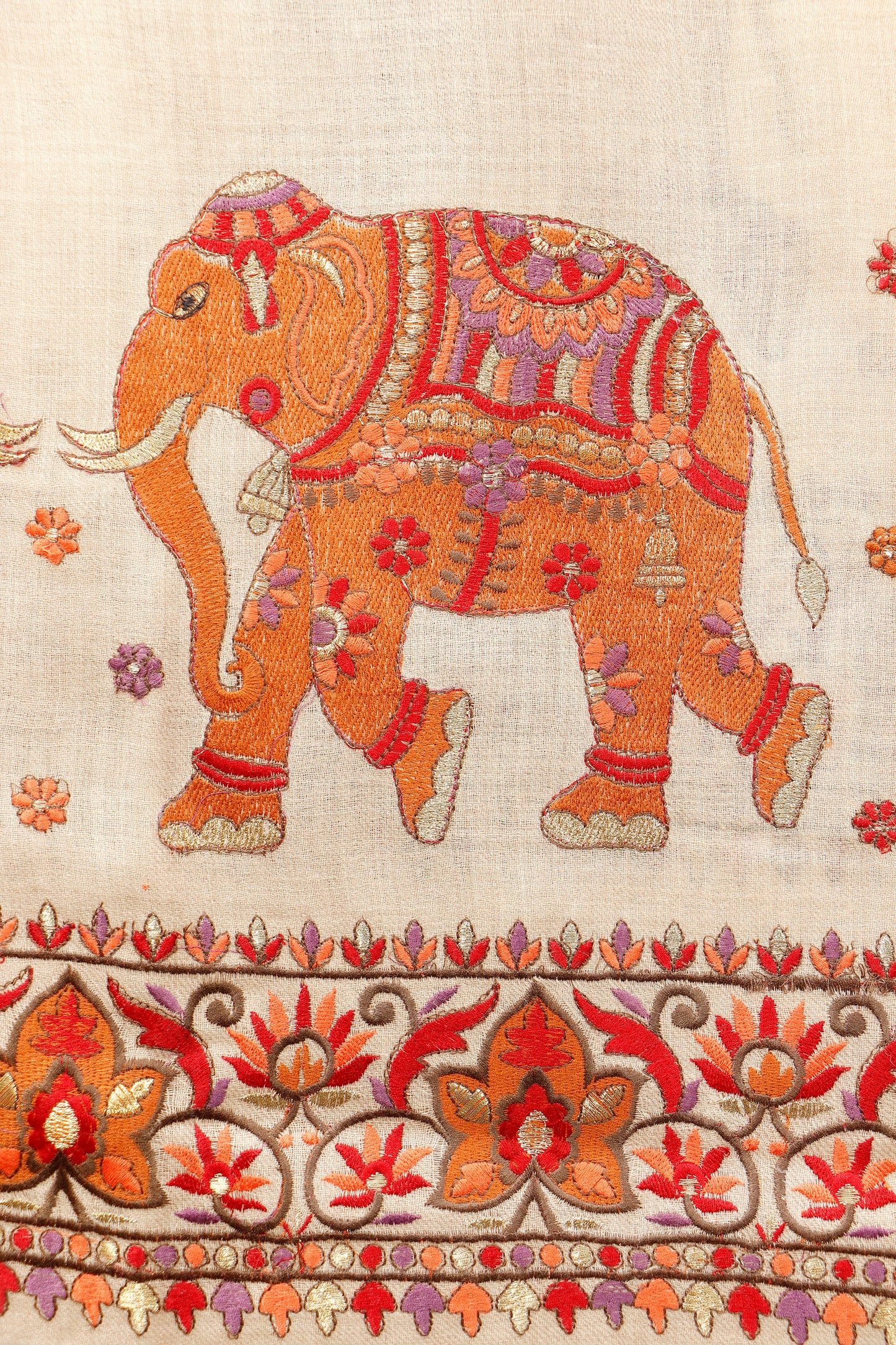 Machine Embroidery 4 Border Shawl – Everyday Embroidered Shawl