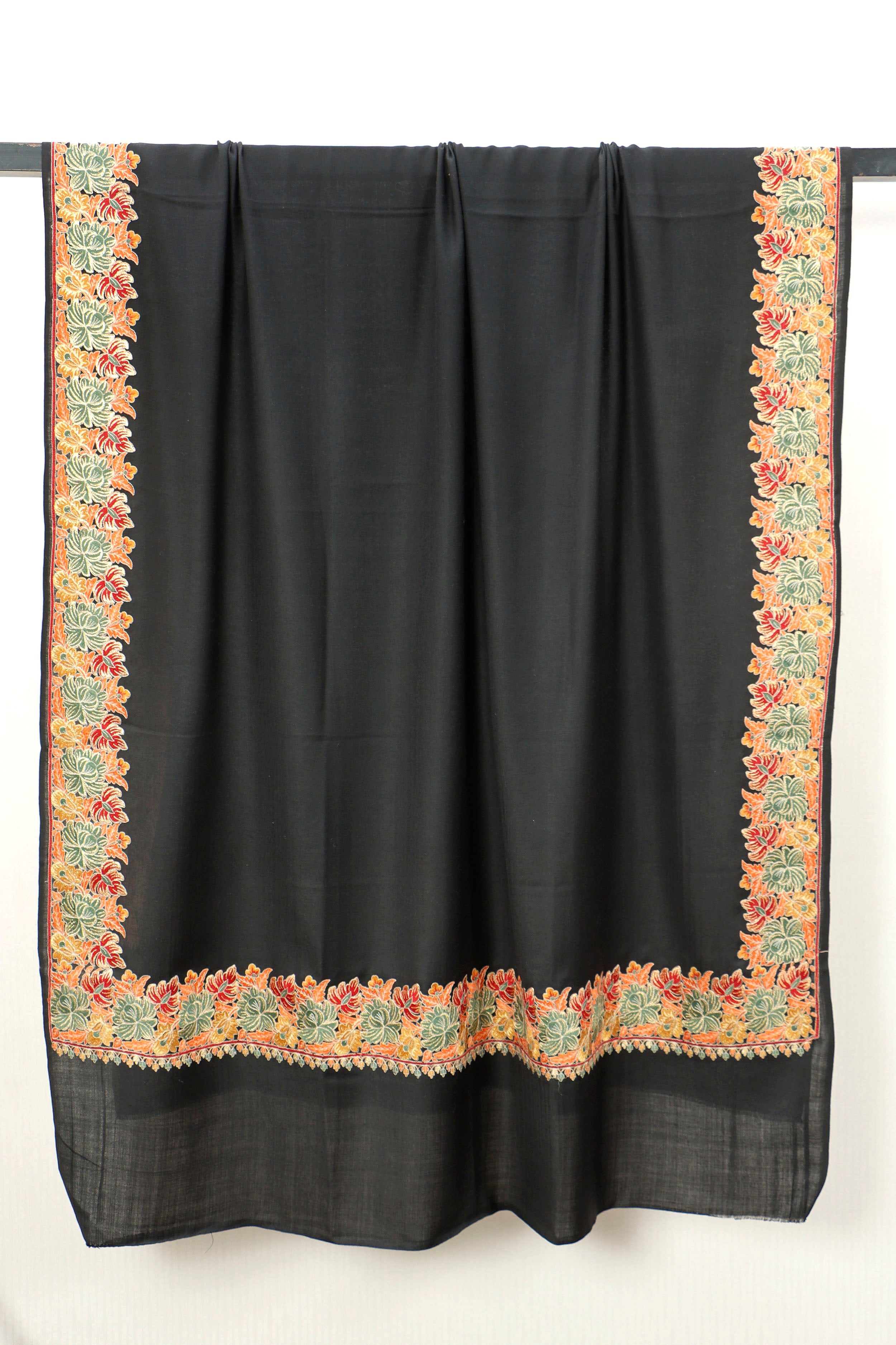 Machine Embroidery 4 Border Shawl – Gifting Shawl