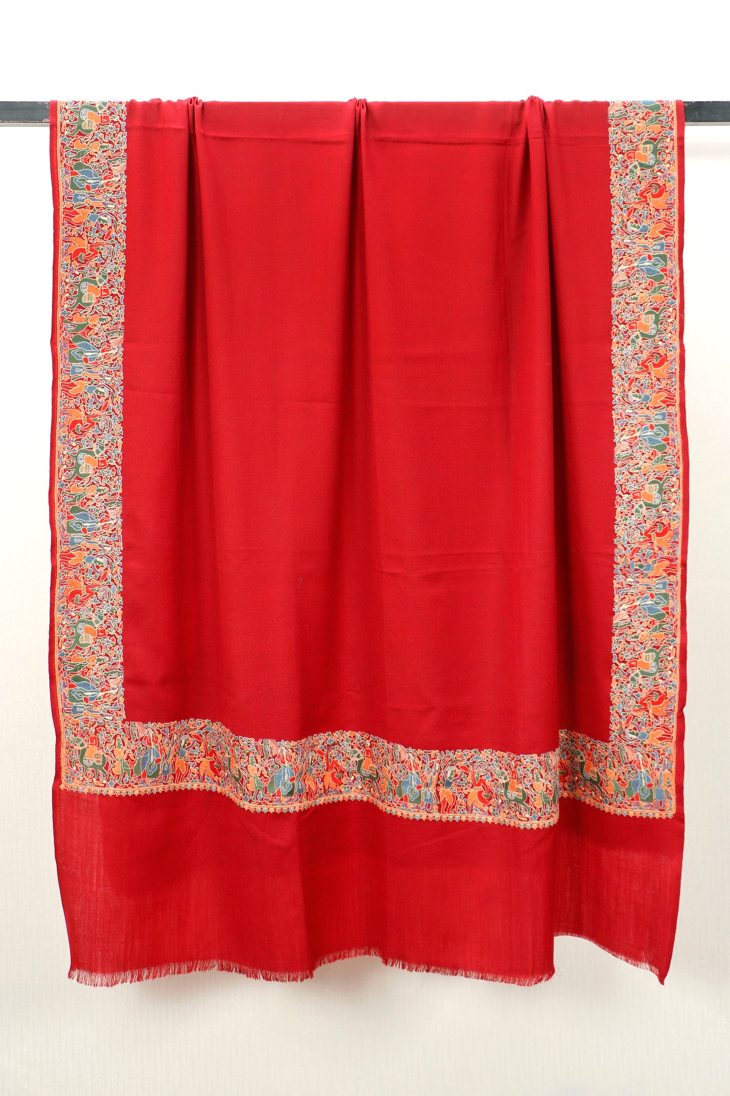 Machine Embroidery 4 Border Shawl – Versatile Daily Wear Shawl