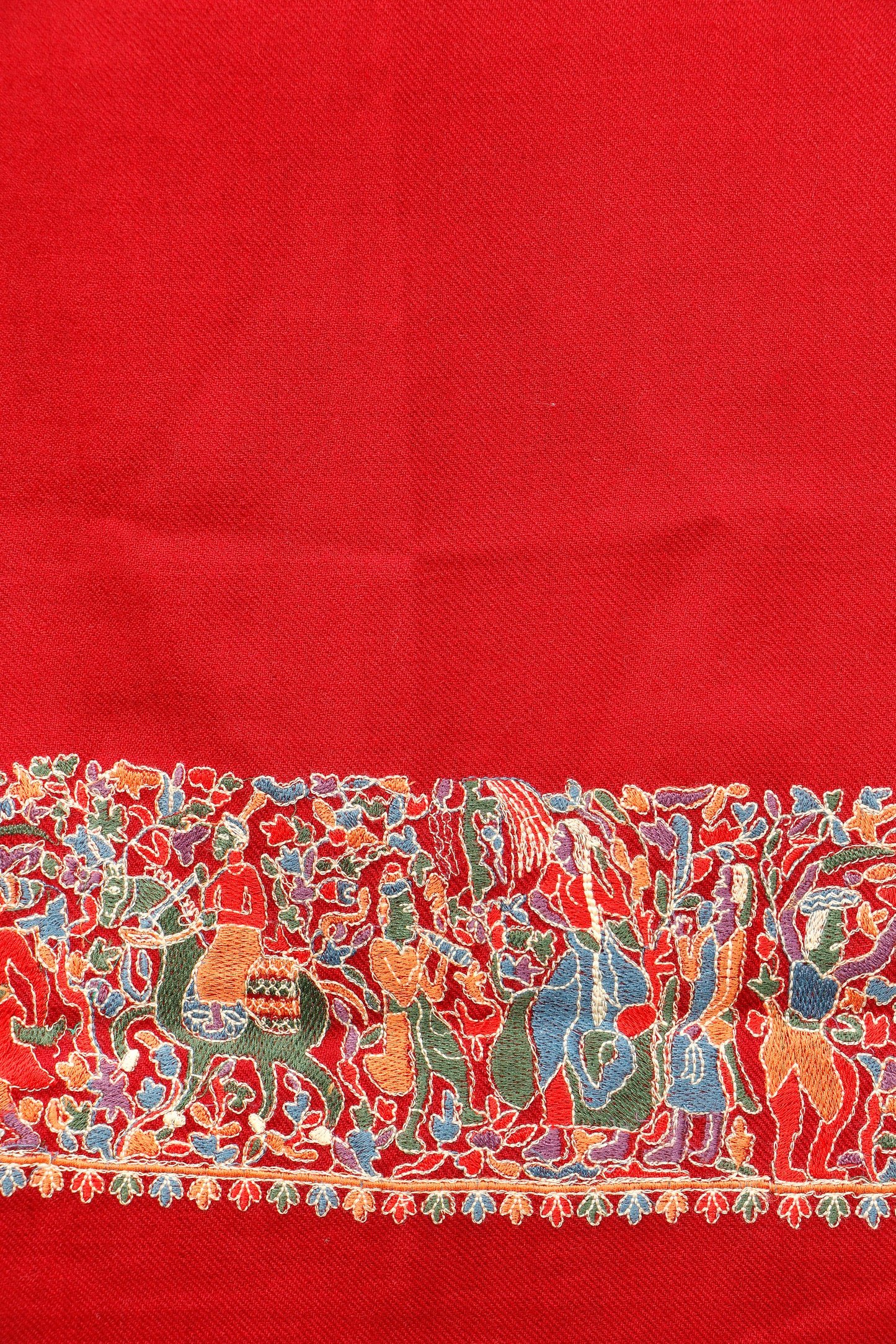 Machine Embroidery 4 Border Shawl – Versatile Daily Wear Shawl
