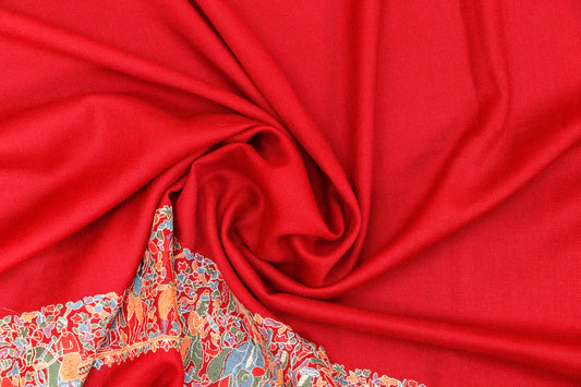 Machine Embroidery 4 Border Shawl – Versatile Daily Wear Shawl